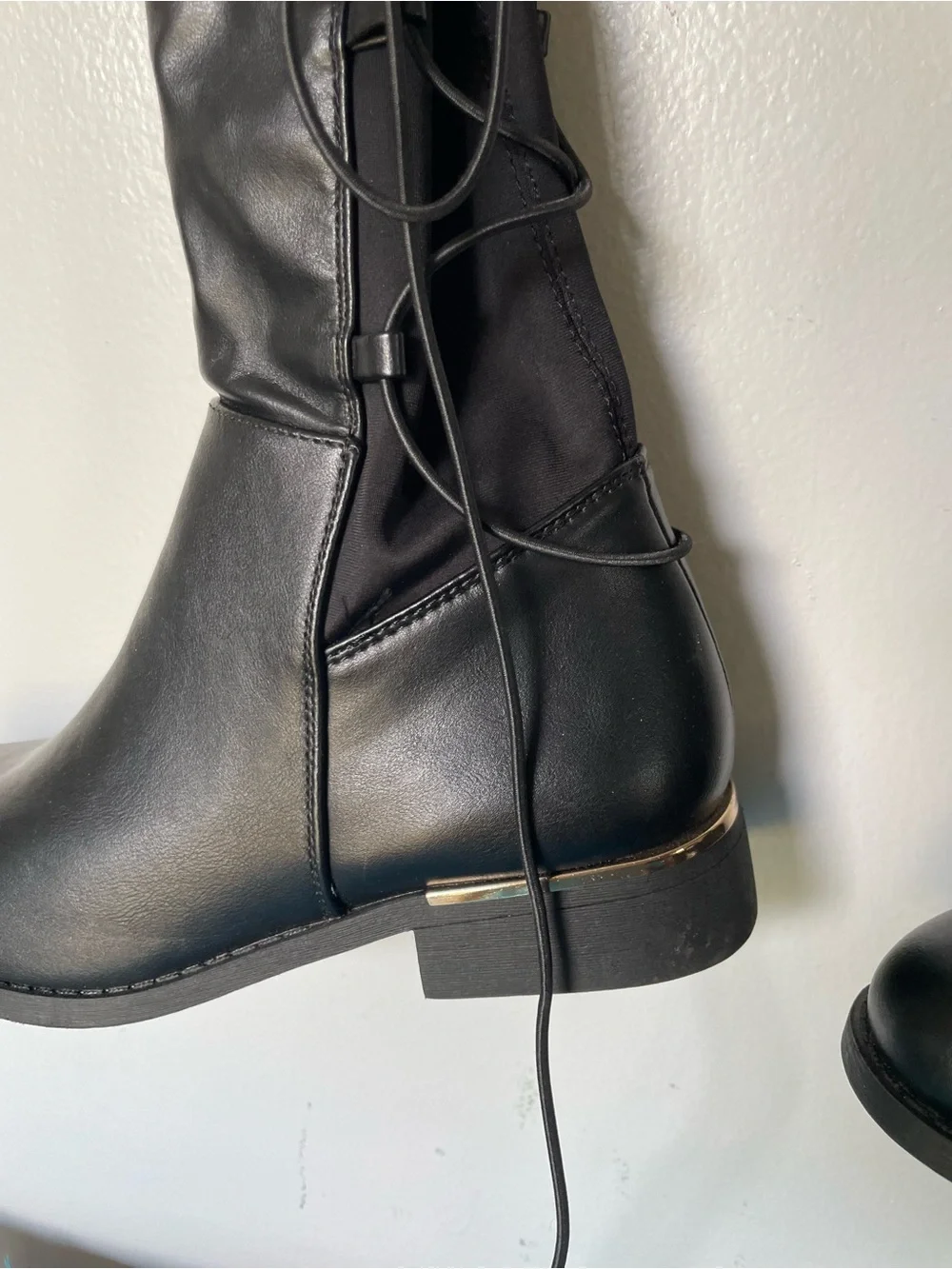 Venus Women’s Over-the-Knee Faux Leather Boots, Size 7